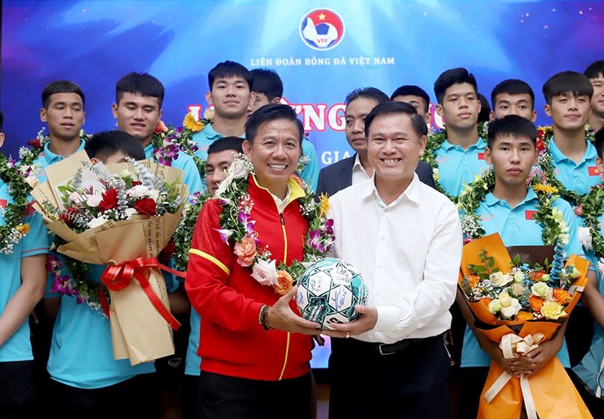 U23 Việt Nam rạng rỡ trong lễ mừng công vô địch U23 Đông Nam Á 2023