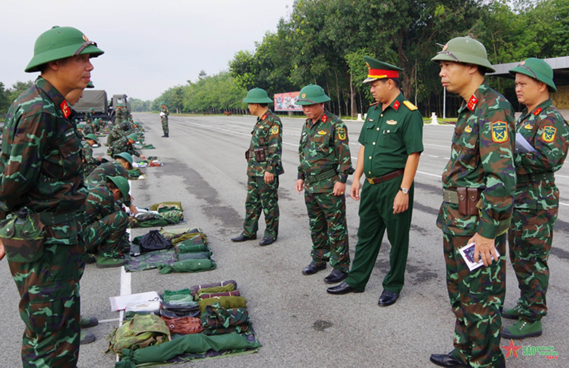 Sư đoàn 5 kiểm tra công tác sẵn sàng chiến đấu