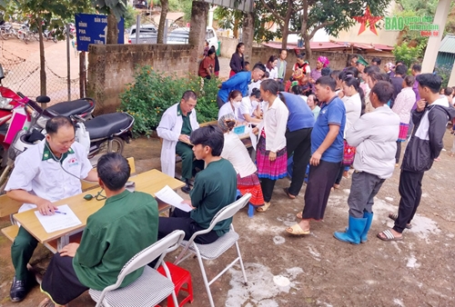 BĐBP tỉnh Sơn La: Chăm sóc sức khỏe cho nhân dân vùng biên giới