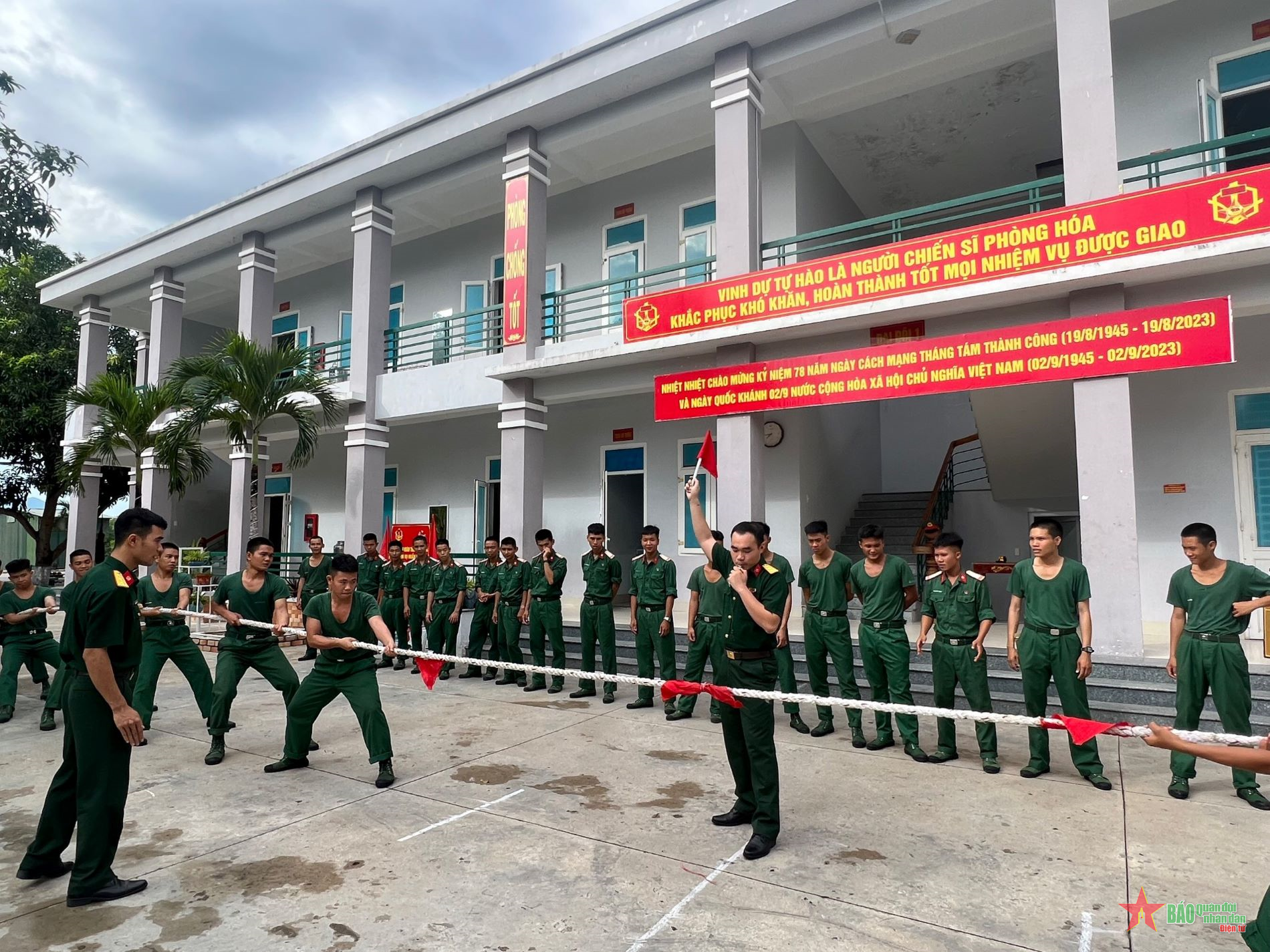 Tiểu đoàn 906 sôi nổi các hoạt động chào mừng Quốc khánh 2-9