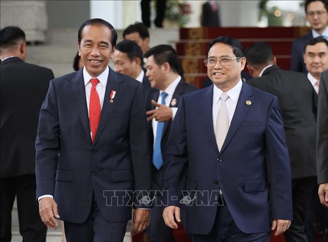 Thủ tướng Chính phủ Phạm Minh Chính hội kiến Tổng thống Indonesia Joko Widodo