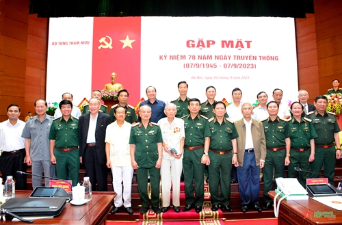 Bộ Tổng Tham mưu Quân đội nhân dân Việt Nam gặp mặt kỷ niệm 78 năm Ngày truyền thống

​