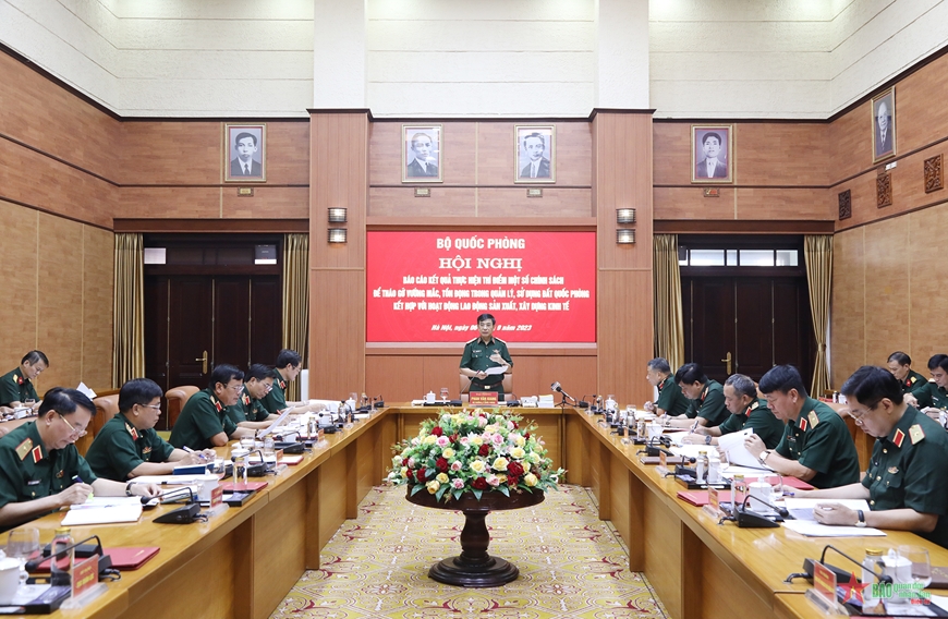 Đại tướng Phan Văn Giang: Tập trung tháo gỡ vướng mắc, tồn đọng trong quản lý, sử dụng đất quốc phòng