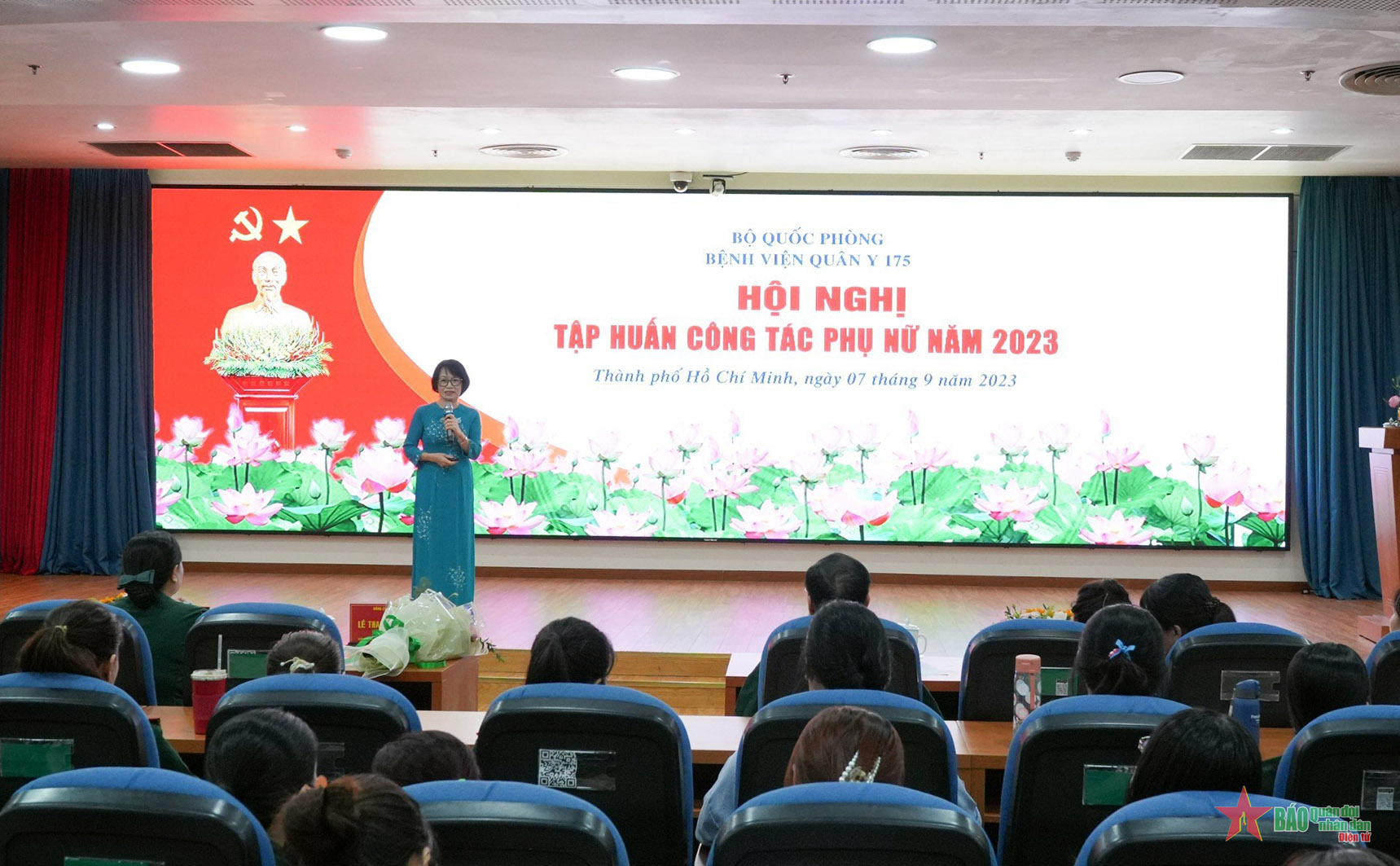 Bệnh viện Quân y 175 tập huấn nghiệp vụ công tác phụ nữ 