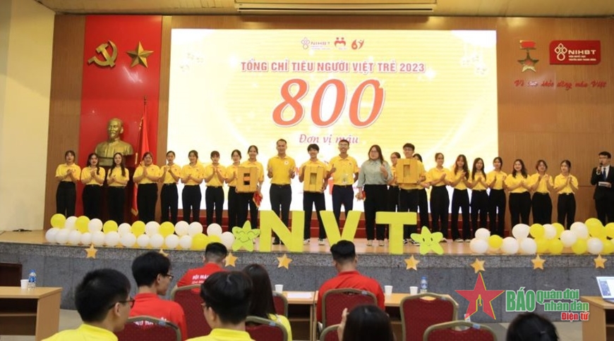 Ra quân ngày hội hiến máu Người Việt Trẻ 2023