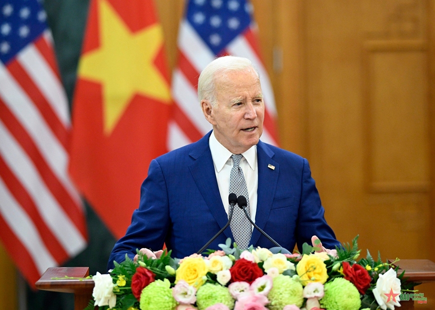 Tổng Bí thư Nguyễn Phú Trọng hội đàm với Tổng thống Hoa Kỳ Joe Biden