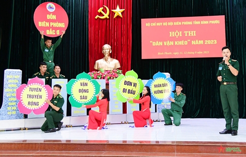 Bộ đội Biên phòng tỉnh Bình Phước tổ chức Hội thi “Dân vận khéo” năm 2023