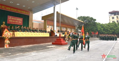 Thượng tướng Trịnh Văn Quyết dự lễ khai giảng năm học 2023-2024 của Học viện Chính trị