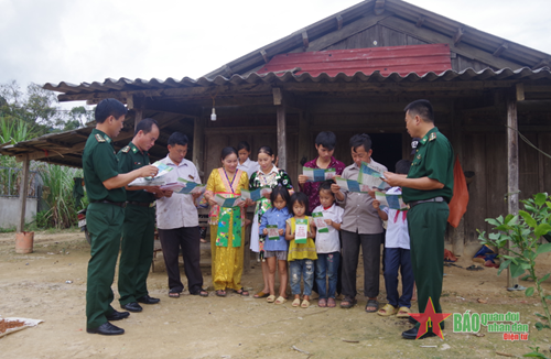 Bộ đội Biên phòng tỉnh Nghệ An: Phát huy sức dân bảo vệ biên giới
