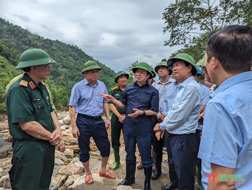 Phó thủ tướng Trần Hồng Hà kiểm tra công tác khắc phục hậu quả mưa lũ tại Sa Pa