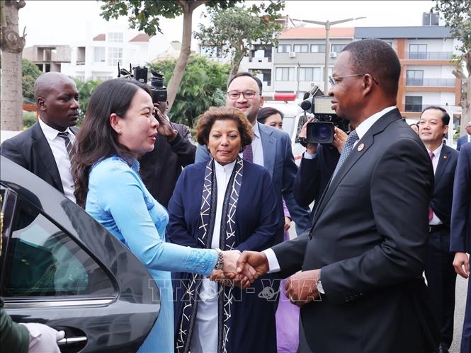 Phó chủ tịch nước Võ Thị Ánh Xuân dự lễ kỷ niệm 78 năm Quốc khánh Việt Nam tại Mozambique