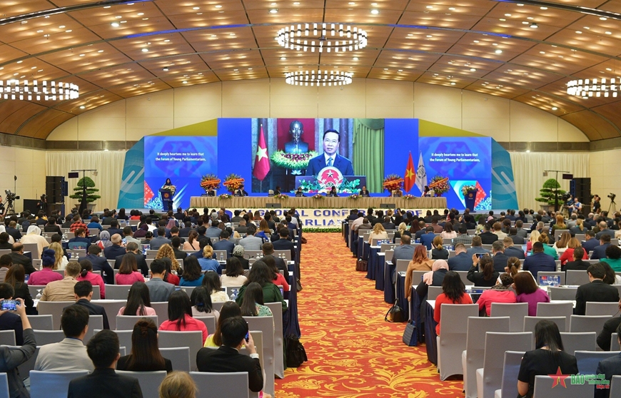 Toàn văn Thông điệp của Chủ tịch nước Võ Văn Thưởng gửi tới Hội nghị Nghị sĩ trẻ toàn cầu lần thứ 9
