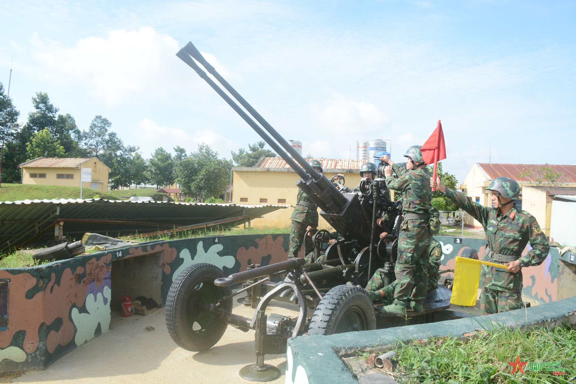 Lữ đoàn Phòng không 77 (Quân khu 7) diễn tập vòng tổng hợp cấp đại đội năm 2023