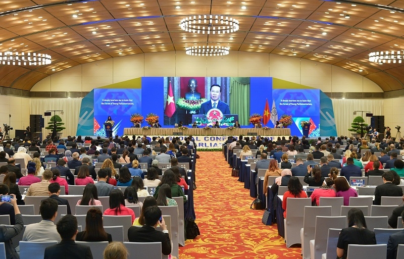 Khai mạc Hội nghị Nghị sĩ trẻ toàn cầu lần thứ 9: Nơi các nghị sĩ trẻ phát huy trí tuệ, sức trẻ, sáng tạo, trách nhiệm, lòng nhiệt huyết