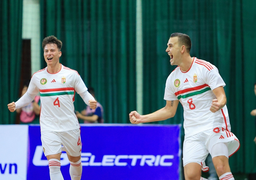 Đội tuyển futsal Việt Nam không thể tạo bất ngờ trước Hungary