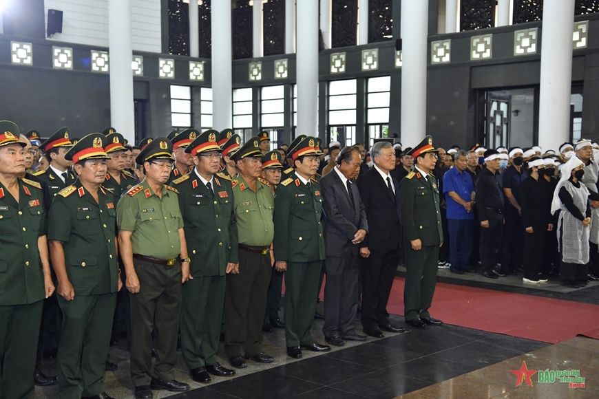 Tổ chức trọng thể Lễ truy điệu Thượng tướng Nguyễn Chí Vịnh