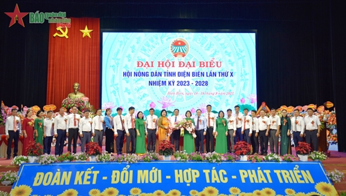 Đại hội đại biểu Hội Nông dân tỉnh Điện Biên lần thứ X, nhiệm kỳ 2023-2028 thành công tốt đẹp