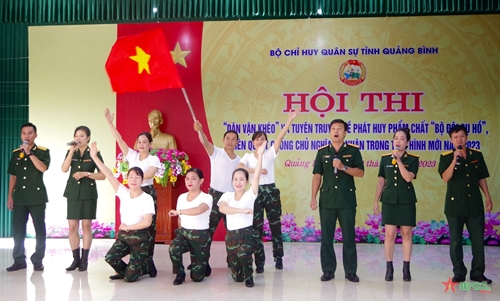 Bộ Chỉ huy Quân sự tỉnh Quảng Bình tổ chức Hội thi “Dân vận khéo”
