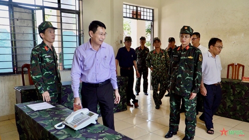 Chuẩn bị chu đáo diễn tập khu vực phòng thủ kết hợp phòng thủ dân sự thành phố Cam Ranh 
