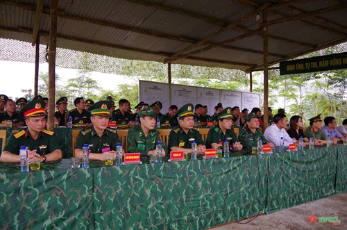 Bộ đội Biên phòng tỉnh Lai Châu diễn tập chỉ huy – tham mưu 1 bên 2 cấp năm 2023