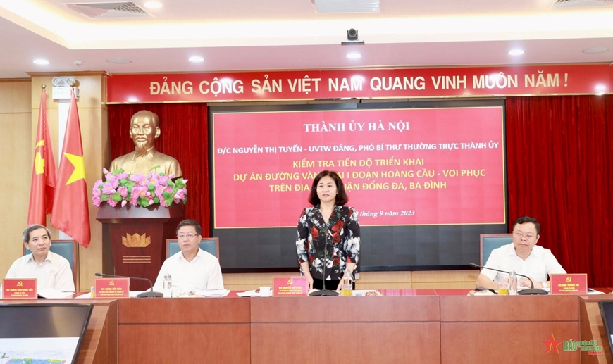 Tập trung hoàn thành giải phóng mặt bằng đường Vành đai 1 trong năm 2023