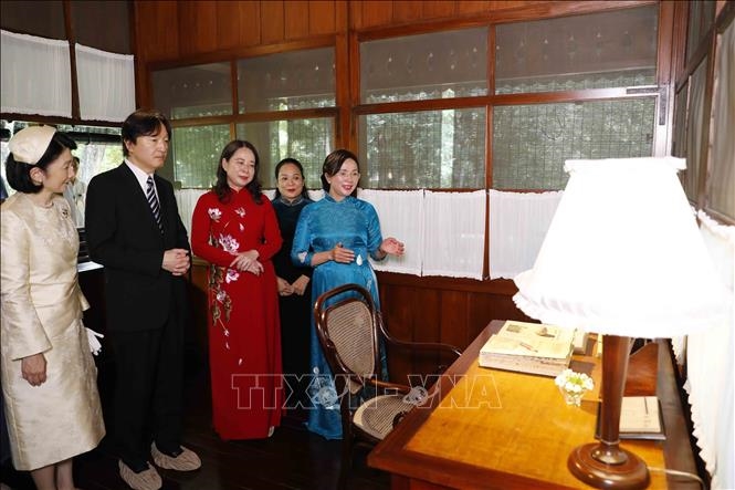 Phó chủ tịch nước Võ Thị Ánh Xuân hội kiến với Hoàng Thái tử và Công nương Nhật Bản