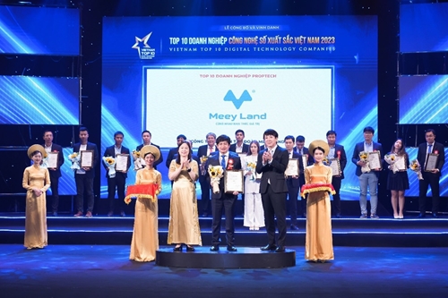 Meey Land lọt “TOP 10 Doanh nghiệp Công nghệ số xuất sắc Việt Nam 2023”

