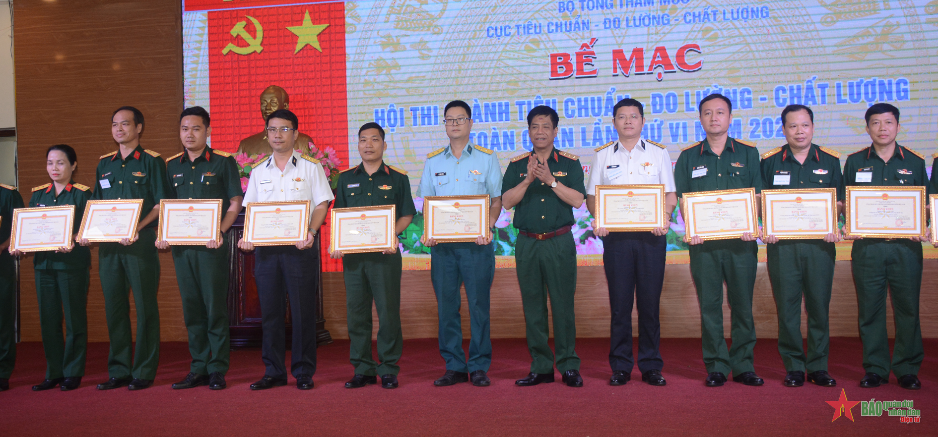 Bế mạc hội thi ngành Tiêu chuẩn - Đo lường - Chất lượng toàn quân năm 2023