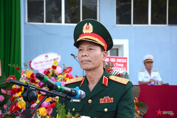 Trung tướng Nguyễn Trọng Bình dự lễ khai giảng năm học 2023-2024 của Học viện Hải quân