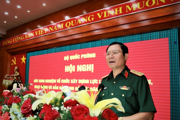 Thượng tướng Nguyễn Tân Cương chủ trì Hội nghị rút kinh nghiệm tổ chức xây dựng lực lượng, huấn luyện, hoạt động và bảo đảm cho Hải đội Dân quân thường trực