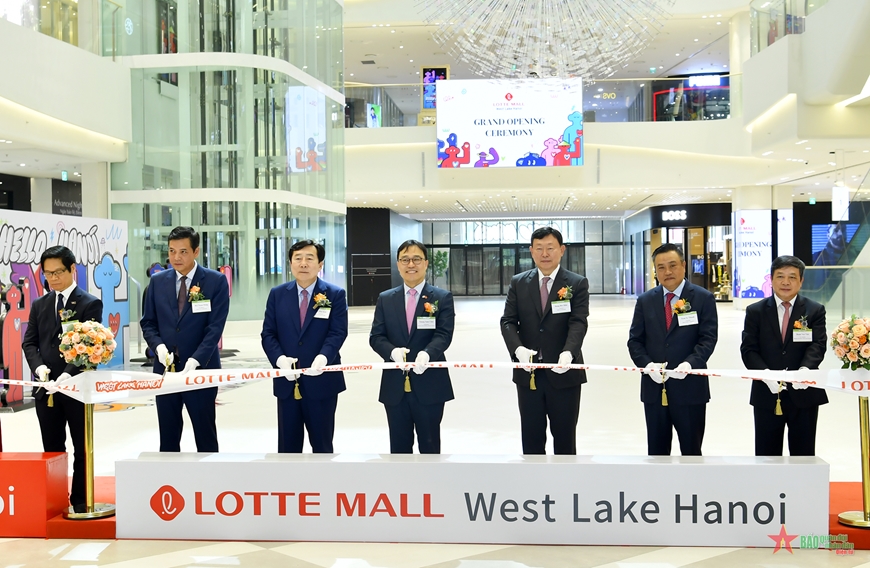 Khai trương tổ hợp thương mại Lotte Mall West Lake Hanoi