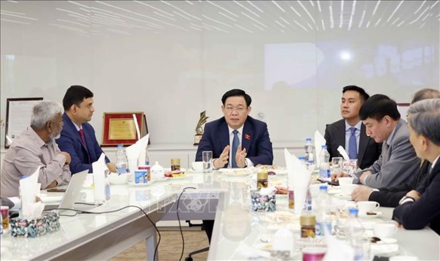 Chủ tịch Quốc hội Vương Đình Huệ thăm Tập đoàn Beximco tại Bangladesh