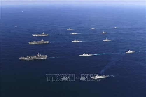 Hàn Quốc và Mỹ bắt đầu tập trận hải quân chung