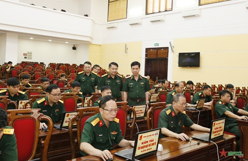 Tổng cục Hậu cần: Thiếu tướng Nguyễn Văn Cường chỉ đạo kiểm tra nhận thức chính trị năm 2023 