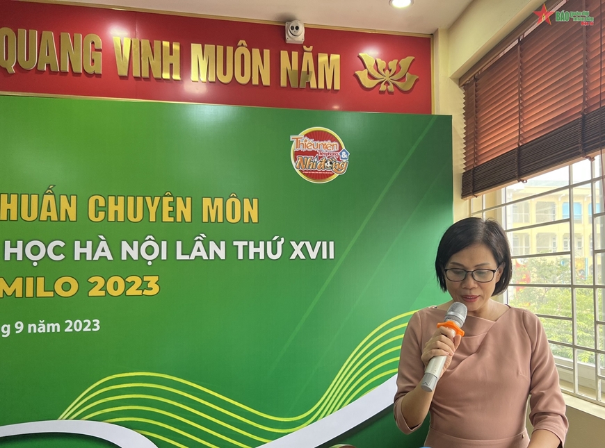 Lễ phát động và tập huấn chuyên môn Giải bóng rổ học sinh tiểu học Hà Nội 2023