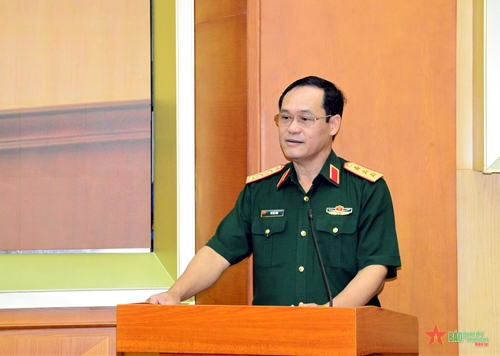 Thượng tướng Vũ Hải Sản chủ trì Hội nghị tập huấn công tác quản lý đầu tư và xây dựng toàn quân năm 2023