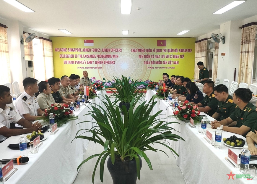 Giao lưu sĩ quan trẻ giữa Quân đội nhân dân Việt Nam và Lực lượng vũ trang Cộng hòa Singapore