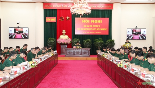 Bộ Tổng Tham mưu Quân đội nhân dân Việt Nam triển khai nhiệm vụ công tác Đảng, công tác chính trị quý IV năm 2023

​