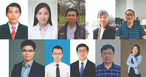 Chân dung 10 nhà khoa học trẻ nhận Giải thưởng Quả cầu vàng năm 2023