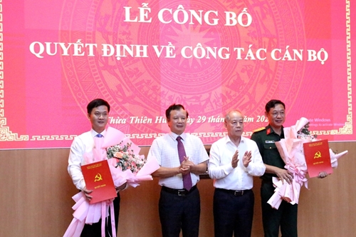 Ban Bí thư chỉ định Giám đốc Sở, Chỉ huy trưởng Bộ CHQS tham gia Ban Chấp hành Đảng bộ tỉnh Thừa Thiên Huế
