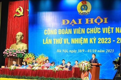 300 đại biểu dự Đại hội Công đoàn Viên chức Việt Nam lần thứ VI