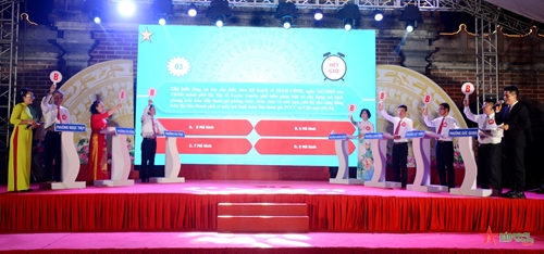 Chung khảo hội thi tổ trưởng dân phố thân thiện quận Long Biên