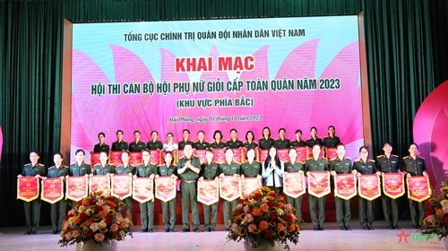 Khai mạc Hội thi cán bộ Hội Phụ nữ giỏi cấp toàn quân năm 2023: Cuộc sát hạch trình độ, năng lực của đội ngũ cán bộ hội