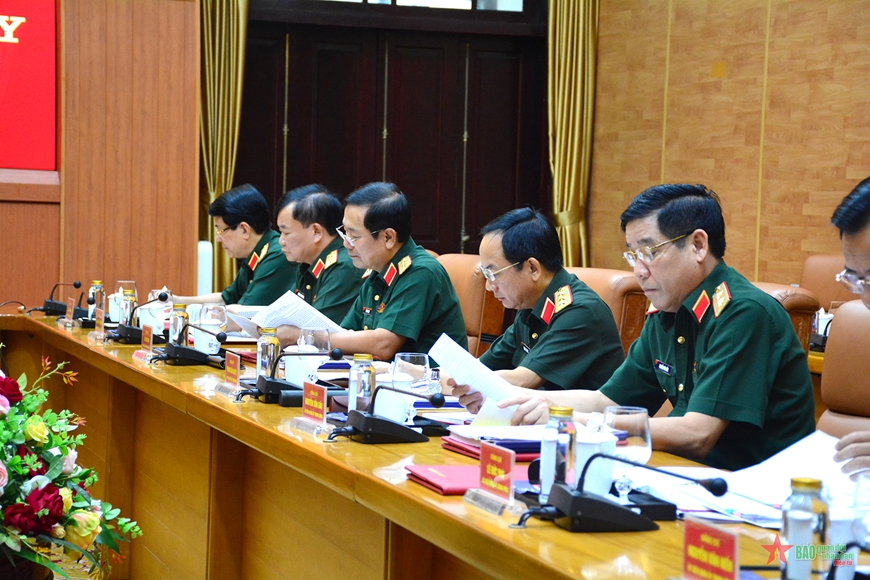 Đại tướng Phan Văn Giang chủ trì Hội nghị Quân ủy Trung ương lần thứ bảy