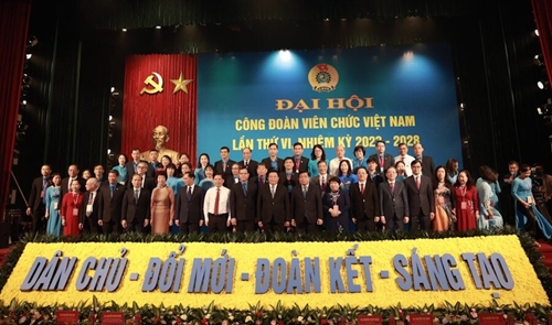 Khai mạc trọng thể Đại hội Công đoàn Viên chức Việt Nam lần thứ VI, nhiệm kỳ 2023 – 2028 