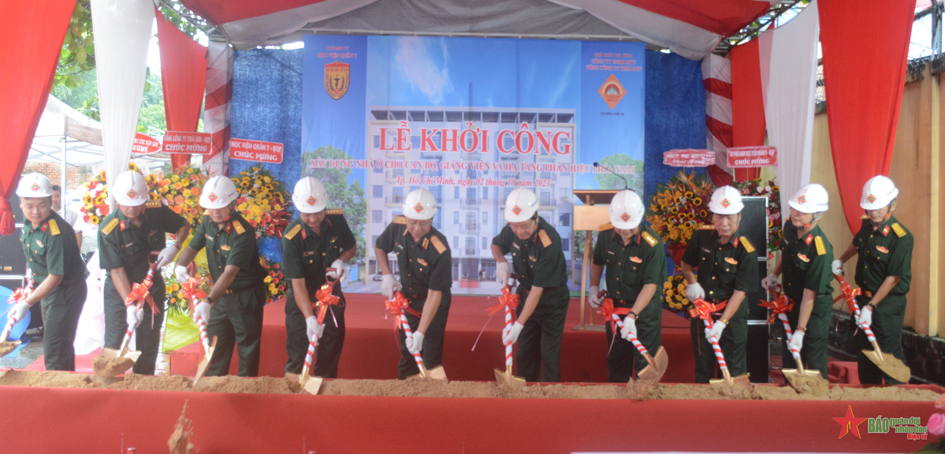 Học viện Quân y khởi công xây dựng nhà ở cho cán bộ, giảng viên