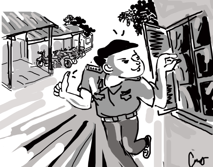 Câu chuyện kỷ luật: Rình... thủ trưởng!