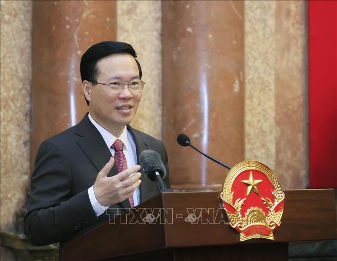 Chủ tịch nước Võ Văn Thưởng gặp mặt Hiệp hội Nữ doanh nhân Việt Nam