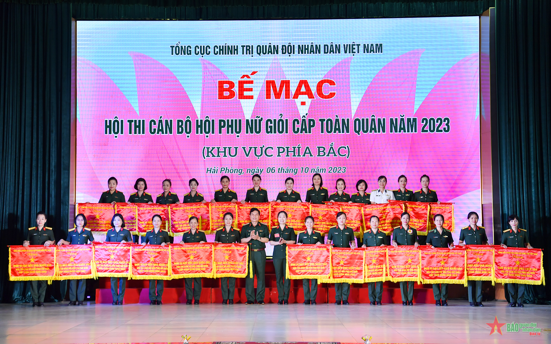Bế mạc Hội thi cán bộ phụ nữ giỏi cấp toàn quân năm 2023 khu vực phía Bắc: Nâng tầm đội ngũ cán bộ hội