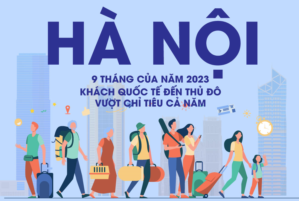 Khách quốc tế đến Thủ đô đã vượt chỉ tiêu cả năm